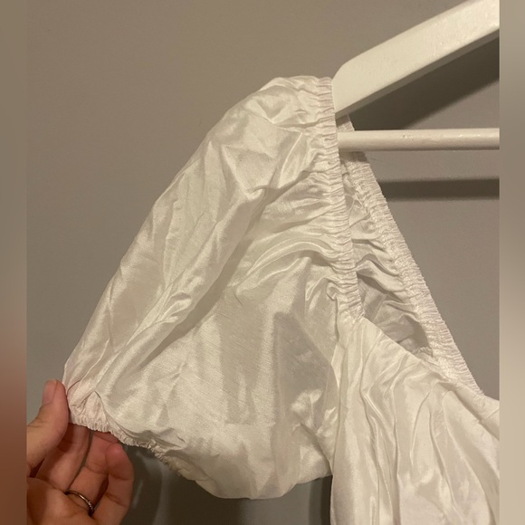 Pink Diamond NWT White COTTAGE CORE‎ MIDI Dress size 8 - Picture 3 of 8